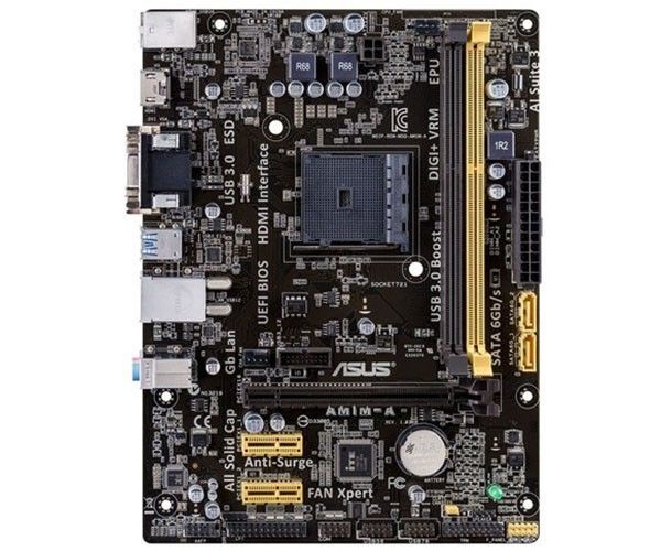 Asus AM1M-A/BR Placa Mãe para AMD AM1 ATX DDR3 OnBoard | Scarcom