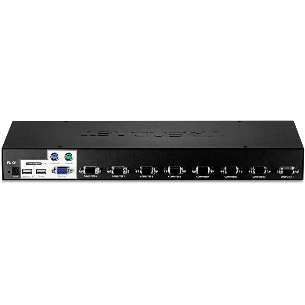 KVM Trendnet TK-803R com 8 Portas para Teclado e Mouse USB | Scarcom