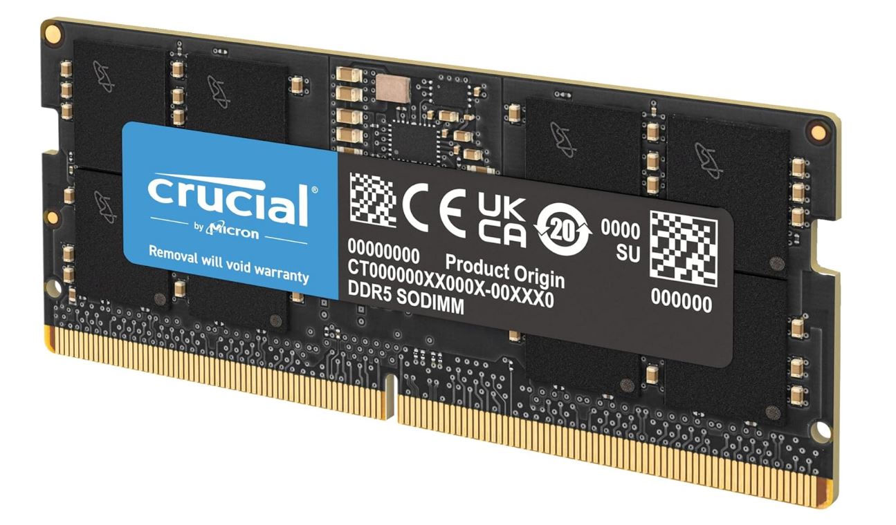 Memória Notebook 32GB DDR5 4800MHz Crucial CT32G48C40S5 | Scarcom