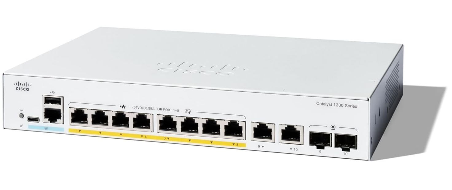 Switch Cisco Catalyst C1200-24P-4G Gigabit PoE+ SFP | Scarcom